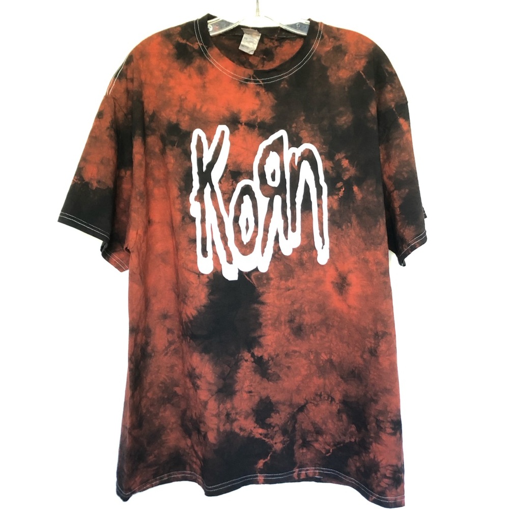 Korn Tie Dye Black Red Tye Dye T shirt